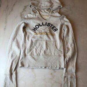 Hollister California Women's beige Hoodie